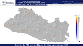 Lluiva Acumulada resgistrada 24 horas